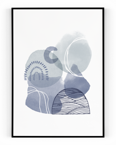 Plakát / Obraz Abstract - Velikost: 50 x 70 cm, Materiál: Tiskové plátno