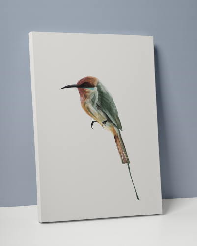 Plakát / Obraz Bird - Velikost: 61 x 91,5 cm, Materiál: Napnuté plátno na dřevěném rámu, Bílý okraj: Bez okraje