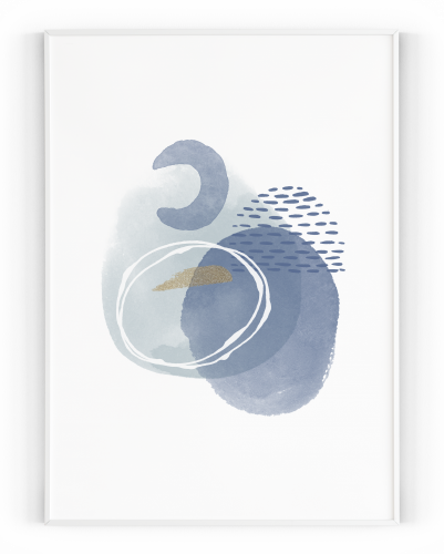 Plakát / Obraz Abstract - Velikost: 40 x 50 cm, Materiál: Pololesklý saténový papír 210 g/m²