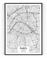 Plakát / Obraz Mapa Paris