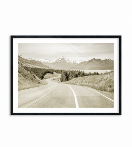 Plakát / Obraz Cesta - Velikost: A4 - 21 x 29,7 cm, Materiál: Samolepící plátno