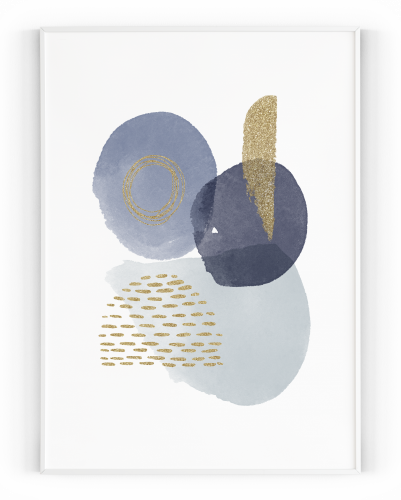 Plakát / Obraz Abstract - Velikost: 50 x 70 cm, Materiál: Pololesklý saténový papír 210 g/m²