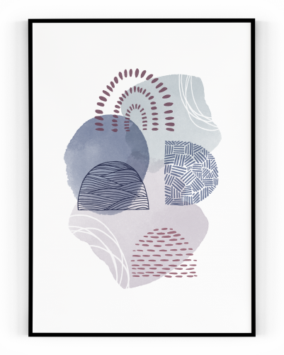 Plakát / Obraz Abstract - Velikost: 50 x 70 cm, Materiál: Pololesklý saténový papír