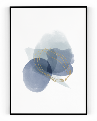 Plakát / Obraz Abstract - Velikost: A4 - 21 x 29,7 cm, Materiál: Pololesklý saténový papír 210 g/m²