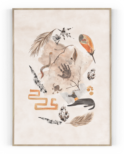 Plakát / Obraz Ancient - Rozměr: 40 x 50 cm, Materiál: Pololesklý saténový papír