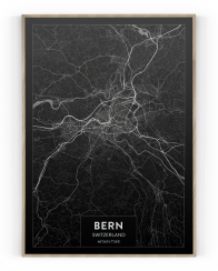 Plakát / Obraz Mapa Bern