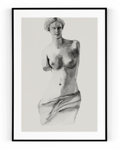 Plakát / Obraz Body - Velikost: 40 x 50 cm, Materiál: Pololesklý saténový papír, Bílý okraj: S okrajem