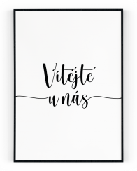 Plakát / Obraz Vítejte u nás