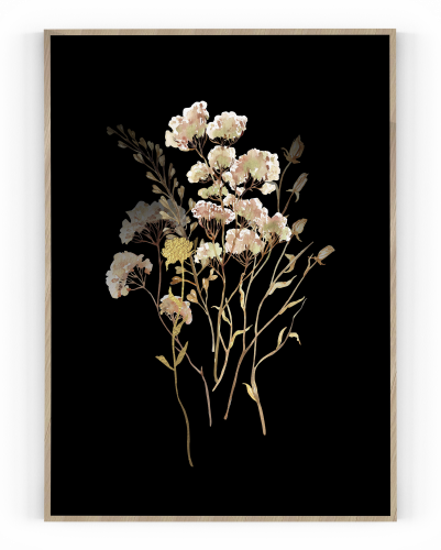 Plakát / Obraz Flowers - Velikost: 40 x 50 cm, Materiál: Tiskové plátno