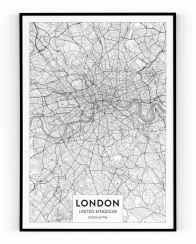 Plakát / Obraz Mapa London