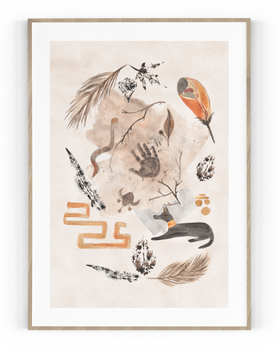 Plakát / Obraz Ancient - Rozměr: 40 x 50 cm, Materiál: Pololesklý saténový papír