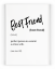 Plakát / Obraz Best Friend - Velikost: A4 - 21 x 29,7 cm, Materiál: Samolepící plátno