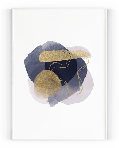 Plakát / Obraz Abstract - Rozměr: 40 x 50 cm, Materiál: Pololesklý saténový papír