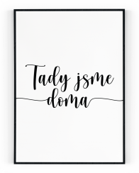 Plakát / Obraz Tady jsme doma