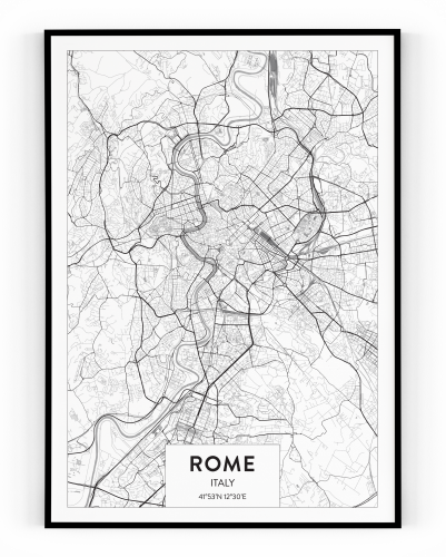 Plakát / Obraz Mapa Rome