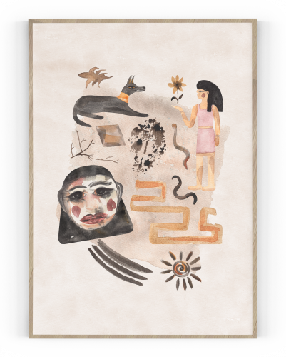 Plakát / Obraz Ancient - Rozměr: 30 x 40 cm, Materiál: Pololesklý saténový papír