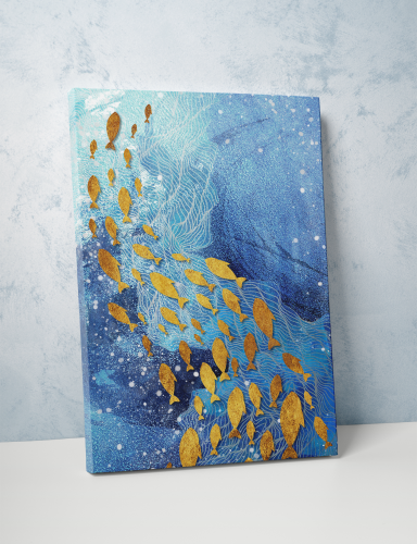 Plakát / Obraz Artigo - Rozměr: 30 x 40 cm, Materiál: Napnuté plátno na dřevěném rámu, Bílý okraj: Bez okraje