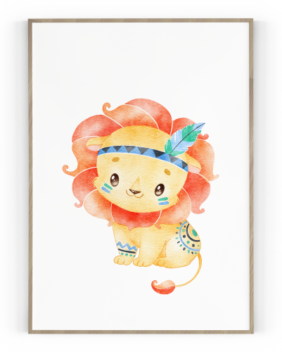 Plakát / Obraz Boho - Rozměr: 50 x 70 cm, Materiál: Pololesklý saténový papír