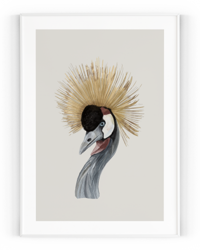 Plakát / Obraz Bird - Rozměr: 50 x 70 cm, Materiál: Napnuté plátno na dřevěném rámu, Bílý okraj: Bez okraje