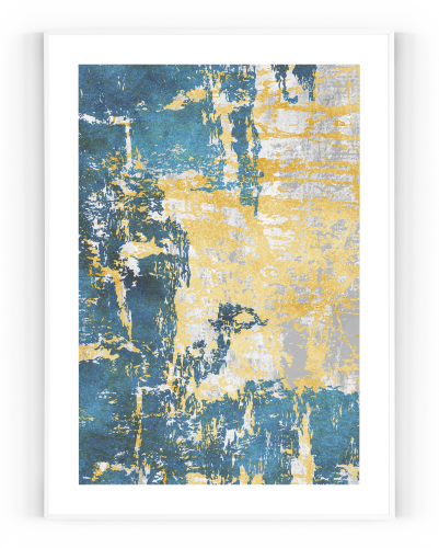 Plakát / Obraz Cube - Rozměr: 50 x 70 cm, Materiál: Pololesklý saténový papír, Bílý okraj: S bílým okrajem