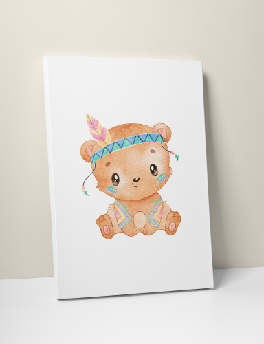 Plakát / Obraz Boho - Rozměr: 30 x 40 cm, Materiál: Napnuté plátno na dřevěném rámu