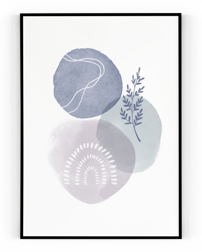 Plakát / Obraz Abstract - Rozměr: 50 x 70 cm, Materiál: Pololesklý saténový papír