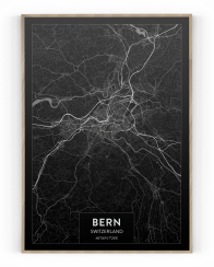 Plakát / Obraz Mapa Bern