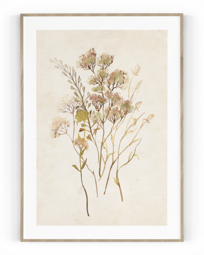 Plakát / Obraz Flowers - Velikost: 40 x 50 cm, Materiál: Tiskové plátno