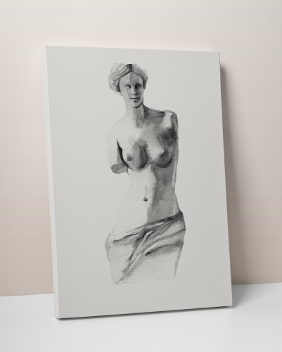 Plakát / Obraz Body - Velikost: 50 x 70 cm, Materiál: Napnuté plátno na dřevěném rámu, Bílý okraj: Bez okraje