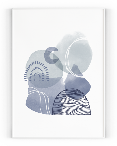 Plakát / Obraz Abstract - Rozměr: A4 - 21 x 29,7 cm, Materiál: Tiskové plátno