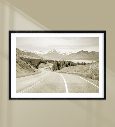Plakát / Obraz Cesta - Velikost: A4 - 21 x 29,7 cm, Materiál: Samolepící plátno