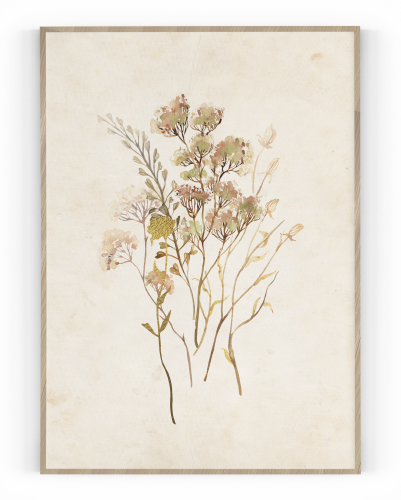 Plakát / Obraz Flowers - Velikost: 30 x 40 cm, Materiál: Tiskové plátno