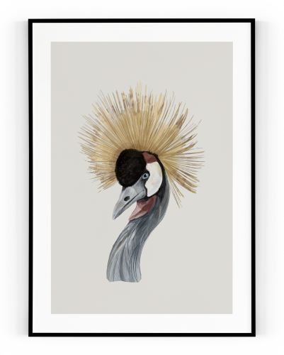 Plakát / Obraz Bird - Rozměr: 50 x 70 cm, Materiál: Napnuté plátno na dřevěném rámu, Bílý okraj: Bez okraje