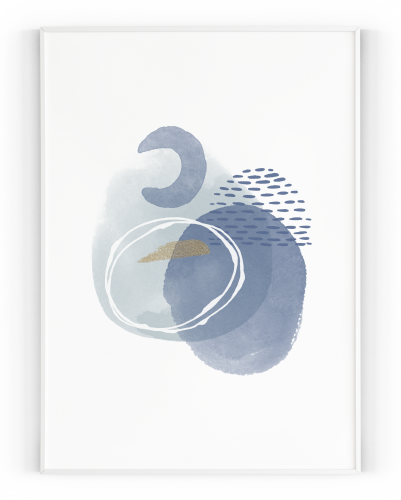 Plakát / Obraz Abstract - Rozměr: 50 x 70 cm, Materiál: Tiskové plátno