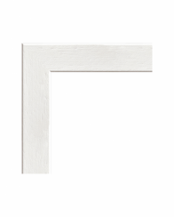 Dřevěný rám bílý