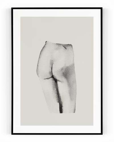 Plakát / Obraz Body - Velikost: 50 x 70 cm, Materiál: Tiskové plátno, Bílý okraj: S okrajem