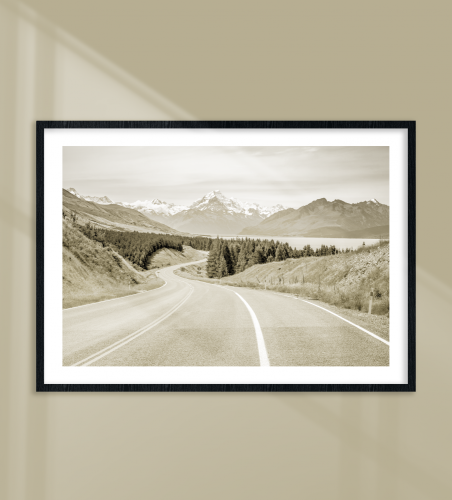 Plakát / Obraz Cesta - Rozměr: 40 x 50 cm, Materiál: Tiskové plátno