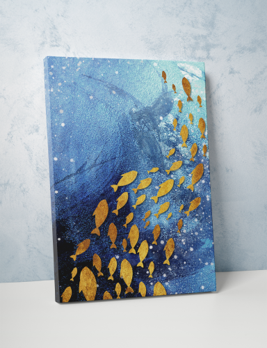 Plakát / Obraz Artigo - Rozměr: 40 x 50 cm, Materiál: Napnuté plátno na dřevěném rámu, Bílý okraj: Bez okraje