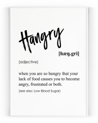 Plakát / Obraz Hangry