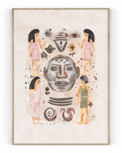 Plakát / Obraz Ancient - Rozměr: 40 x 50 cm, Materiál: Tiskové plátno