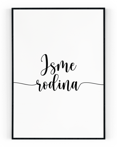 Plakát / Obraz Jsme rodina